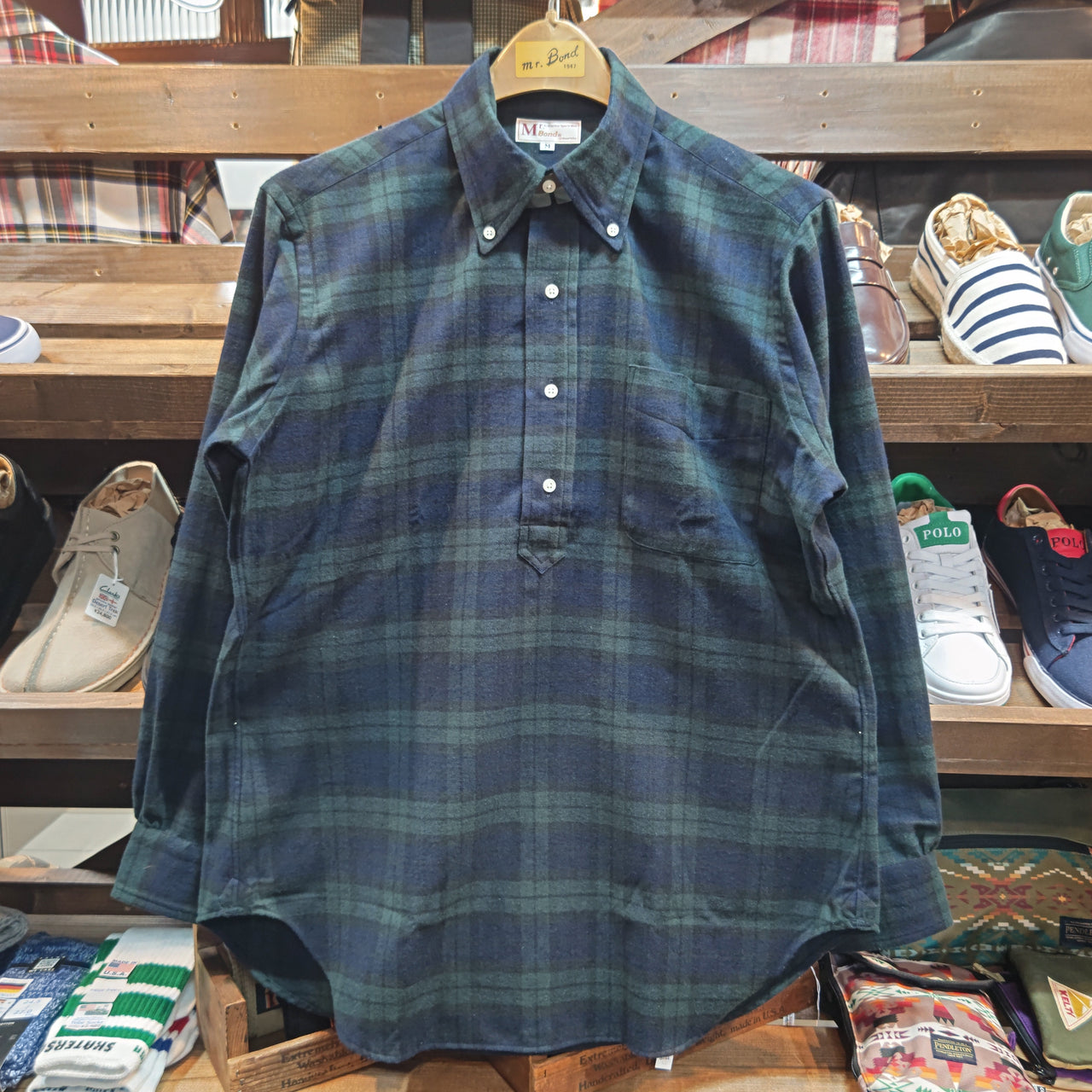 Pullover Shirts　= L/S cotton flannels =