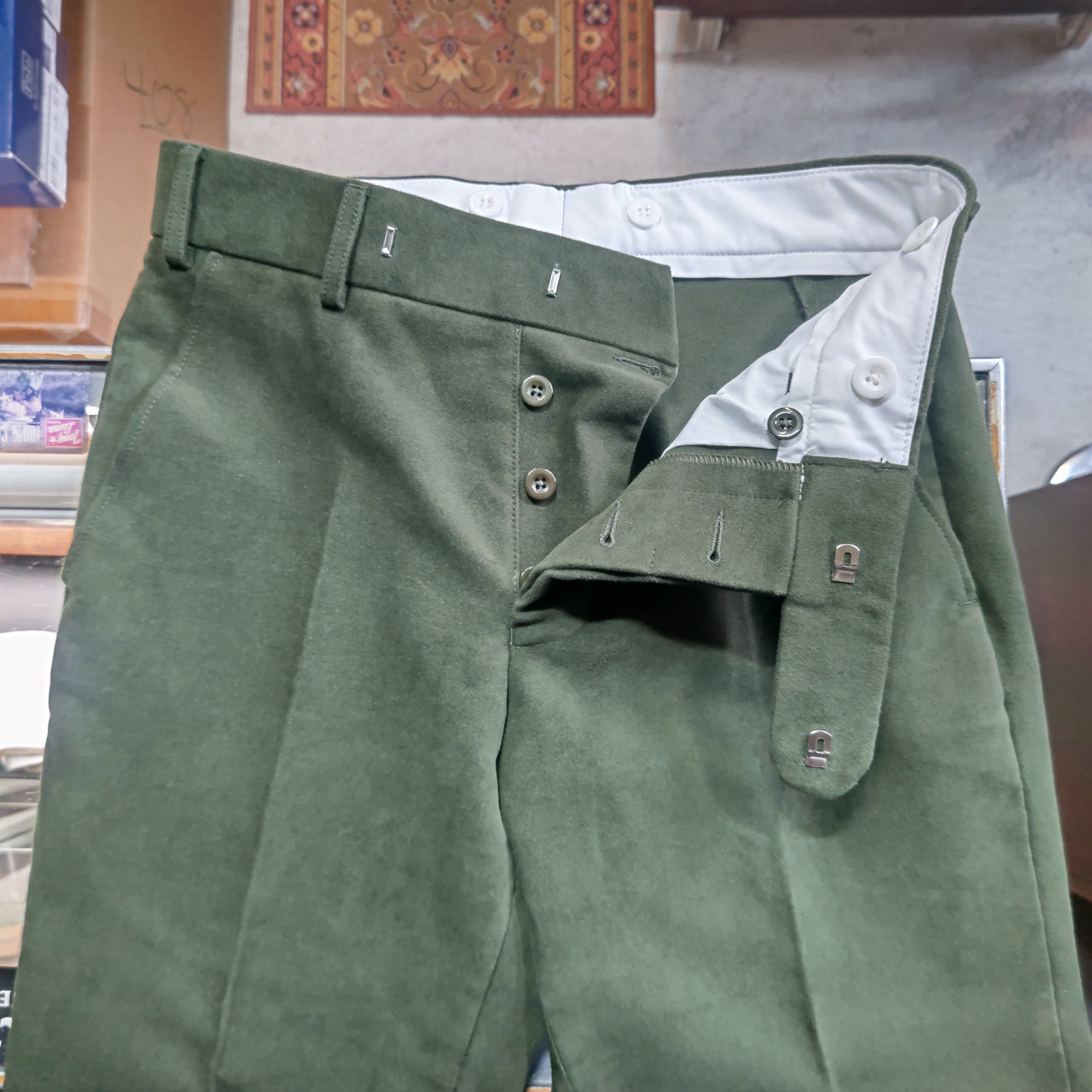 British Trousers　= 14oz moleskin =