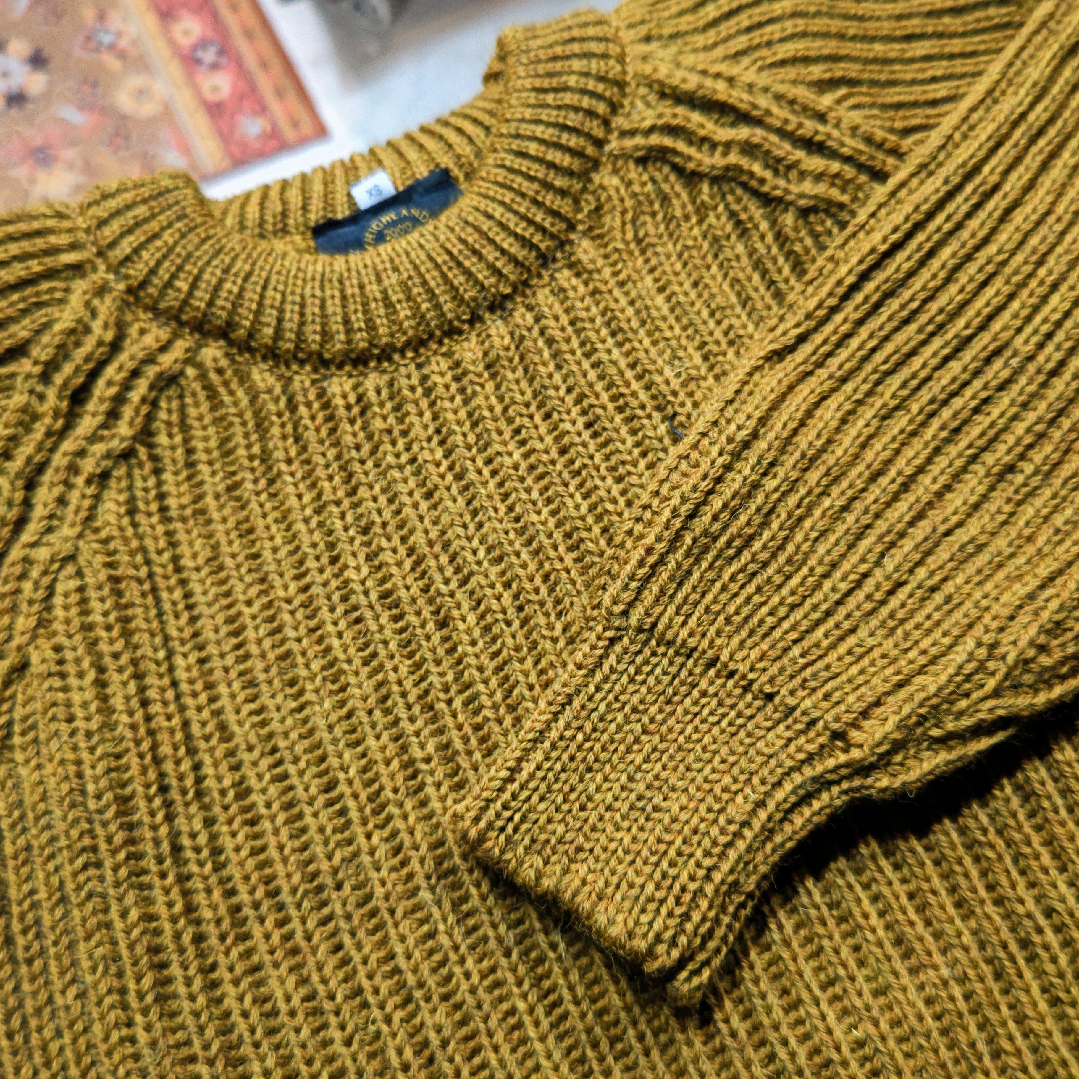 Fisherman Sweater = 100% british wool =