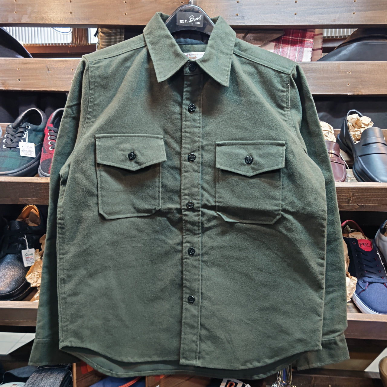 C.P.O. shirts　= 100% cotton moleskin =