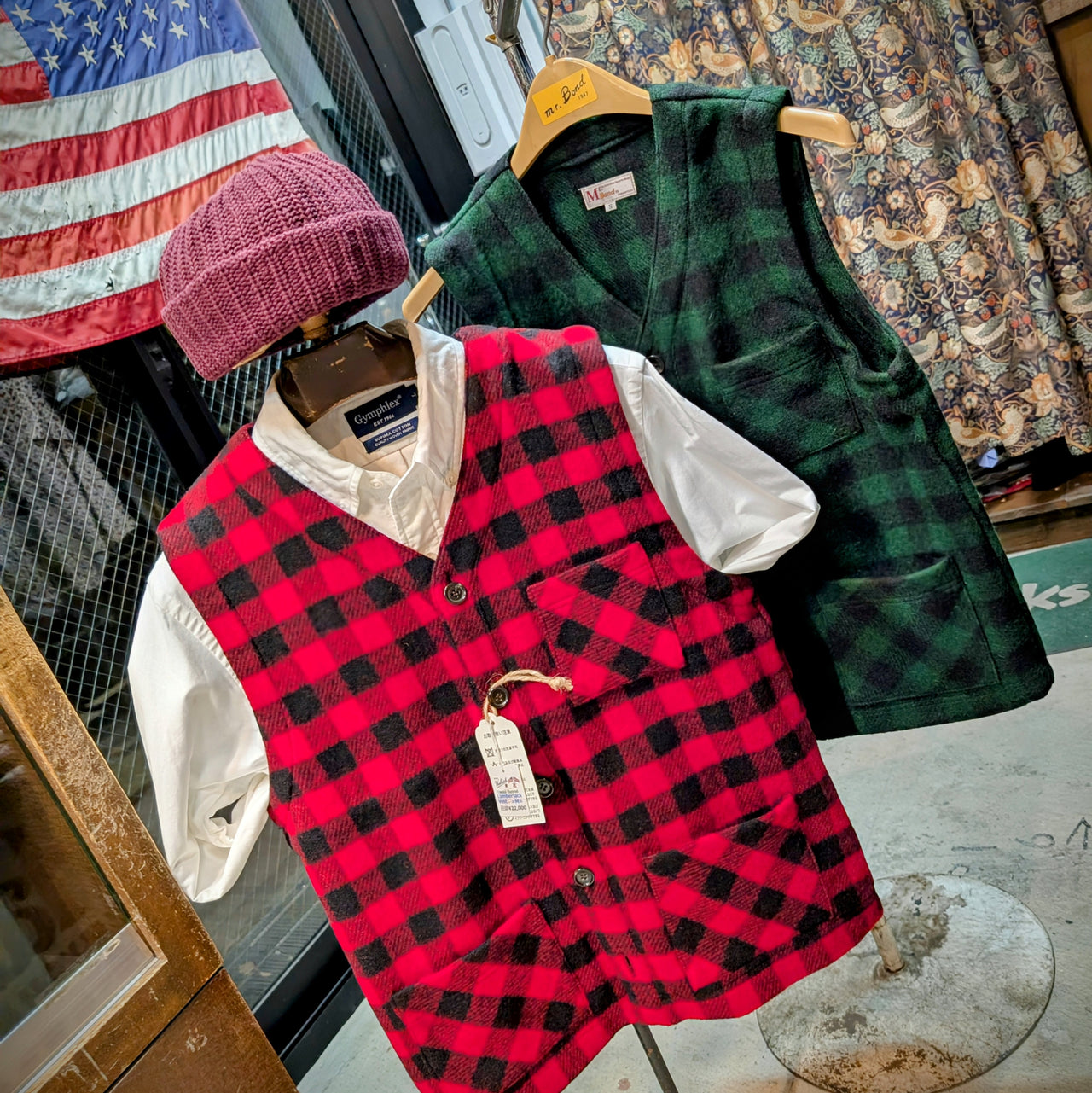 Lumberjack Vest　= buffalo check =