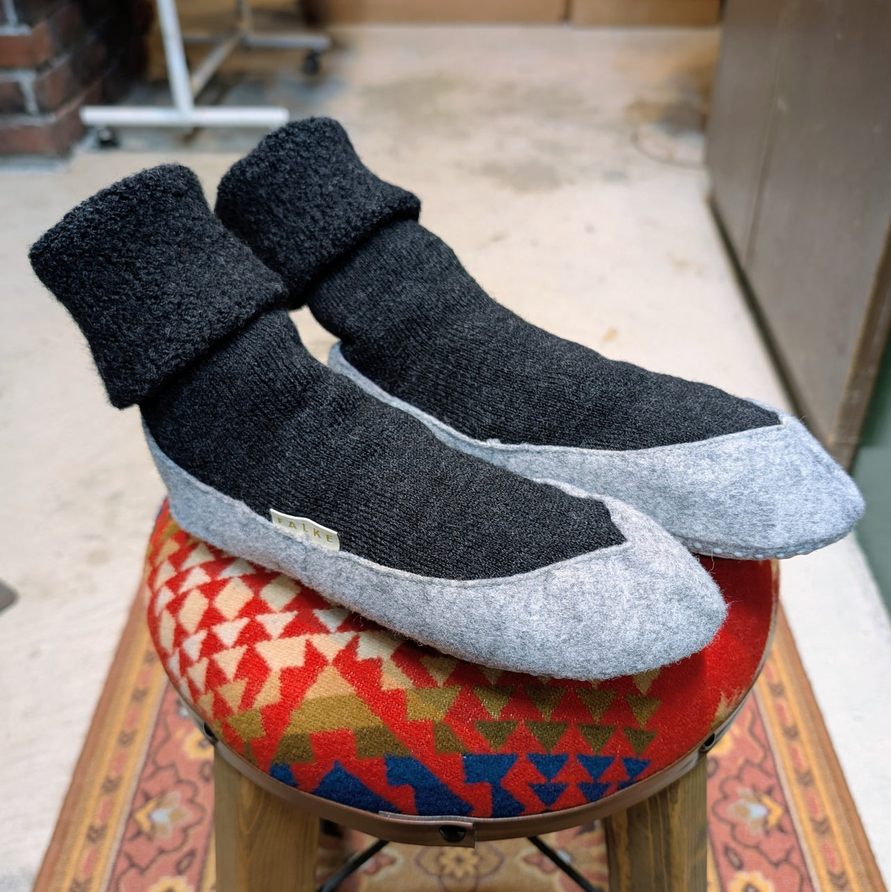 Room Shoe Sock　= merino wool =