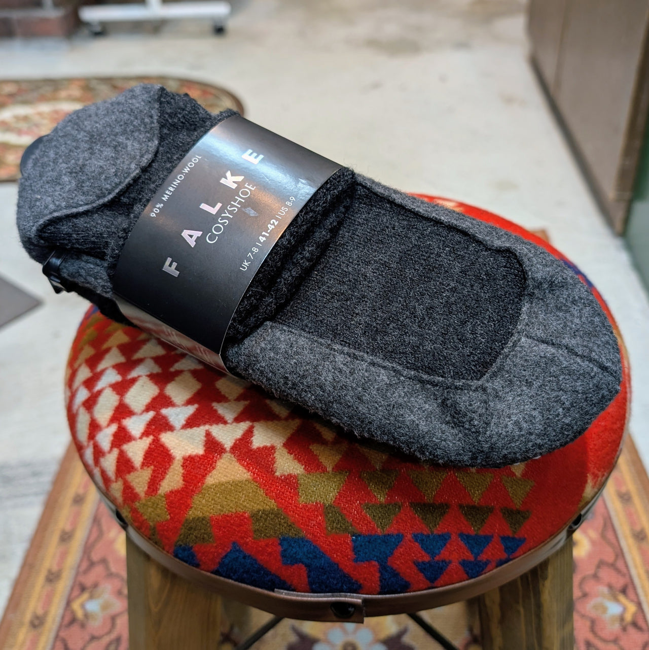 Room Shoe Sock　= merino wool =