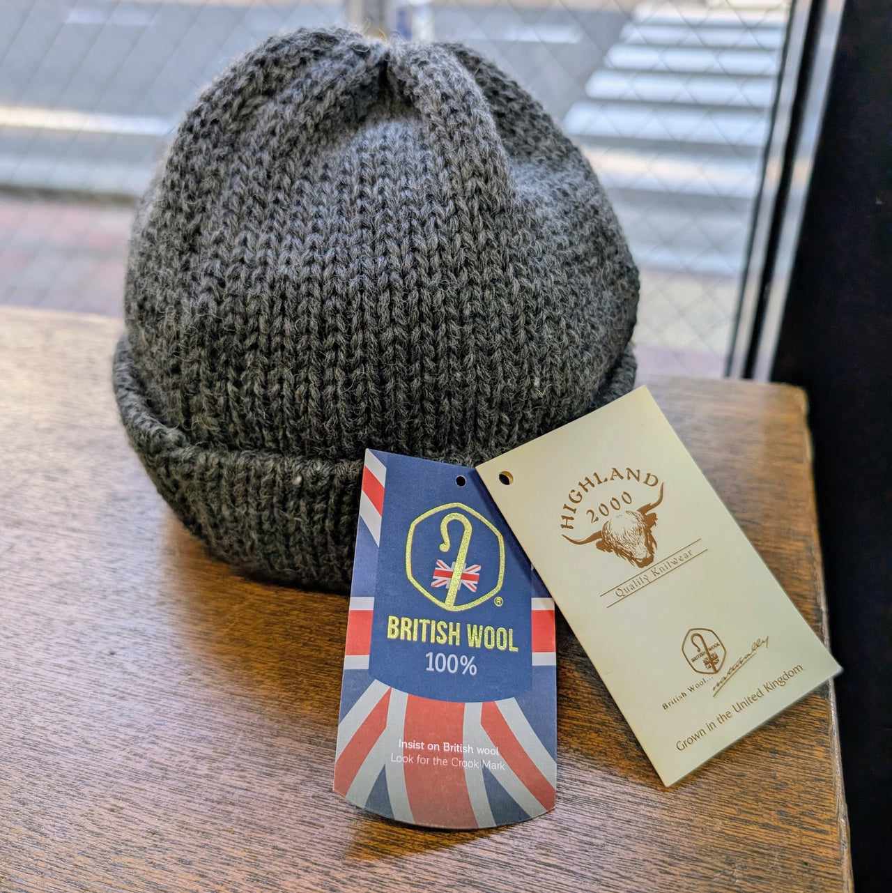 Fisherman Beanie　= 100% british wool =