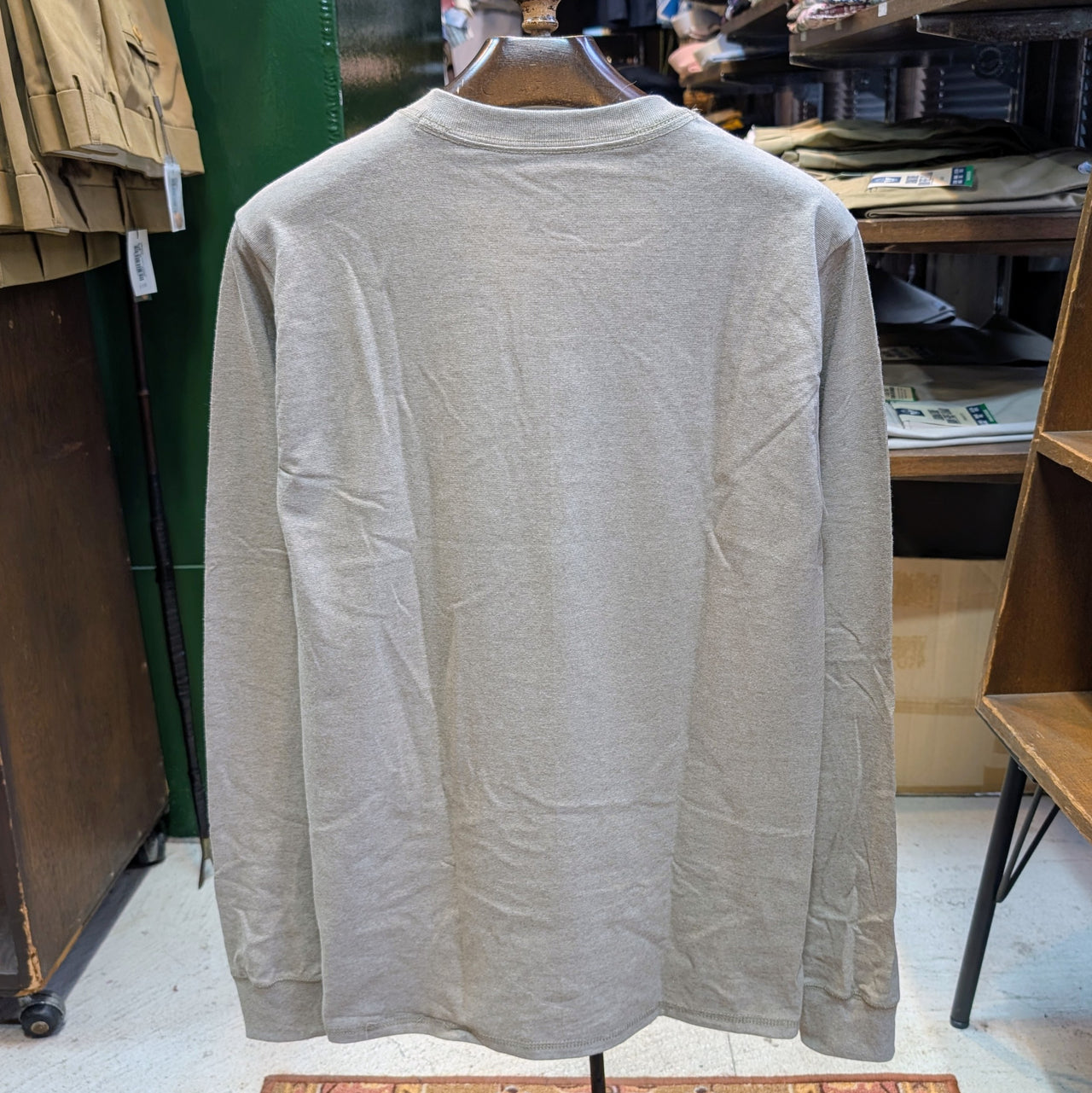 The Beefy　= L/S henley neck =
