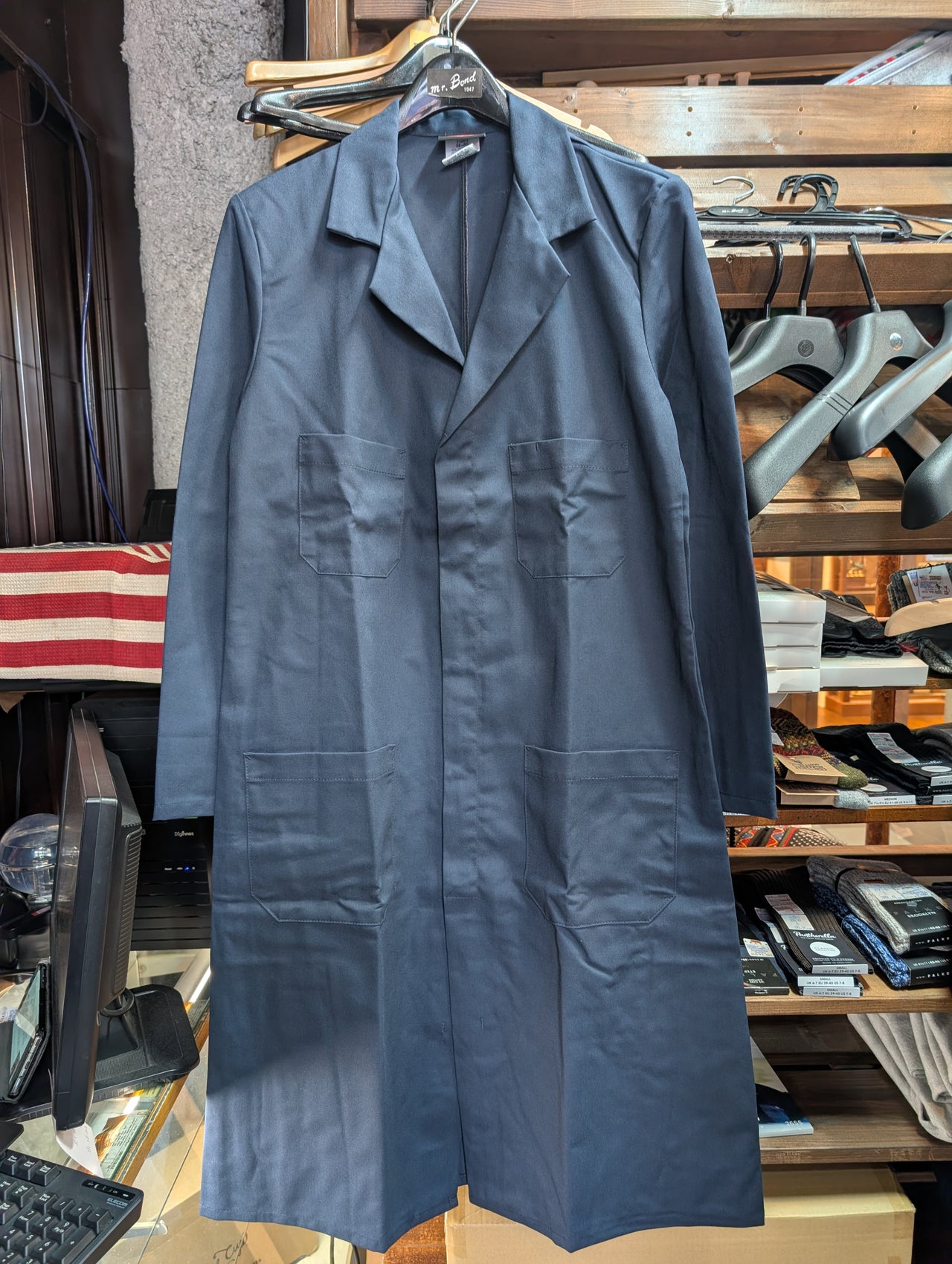 Red Kap / shop coat / navy / size 38(M) / ￥14,800(tax in)