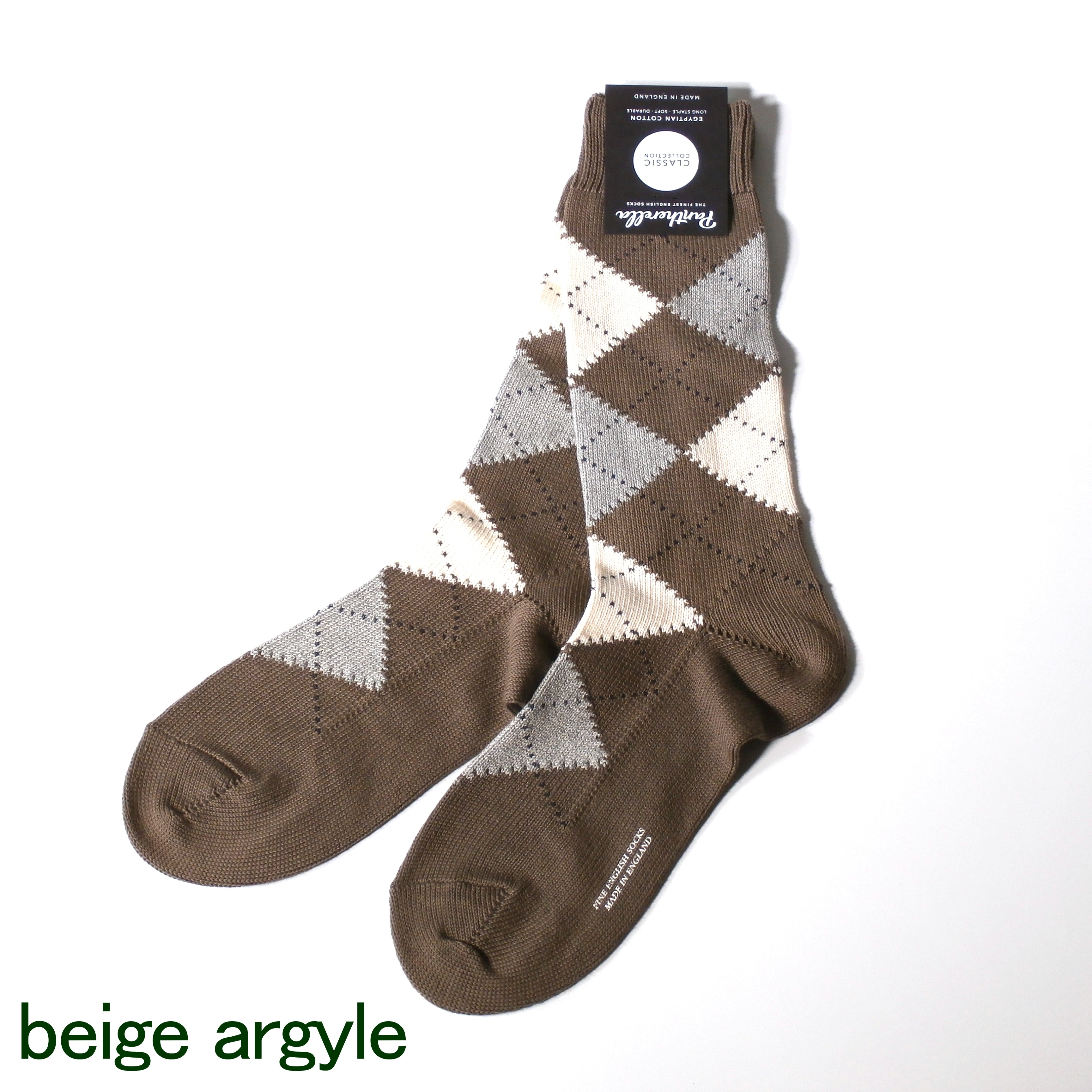 Argyle Socks = Egyptian cotton =