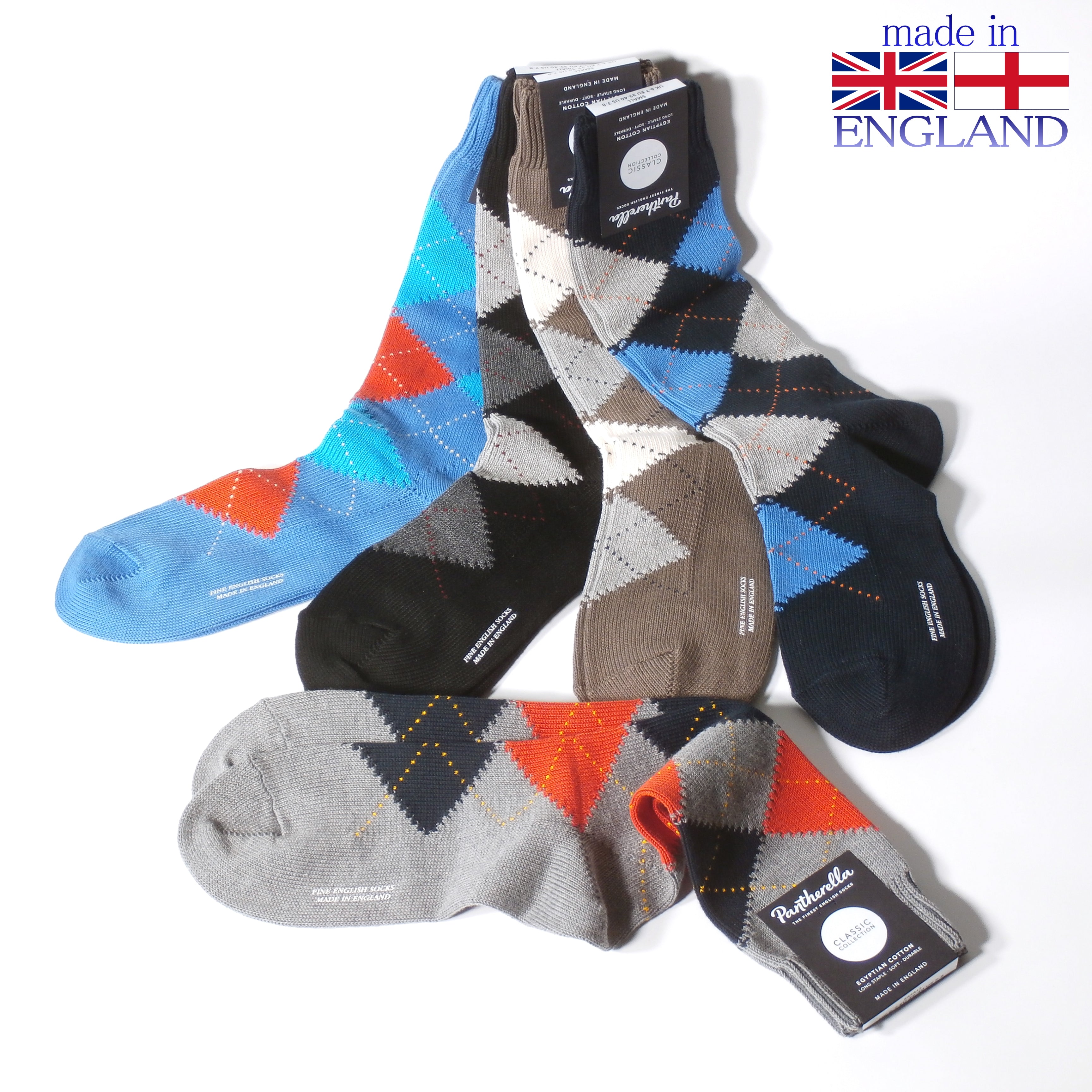 Argyle Socks = Egyptian cotton =
